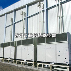 きのこ栽培特殊空調